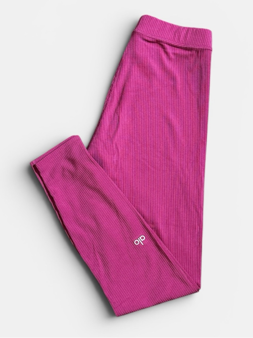 ALO Yoga Ribbed Leggings in Pink Size Small